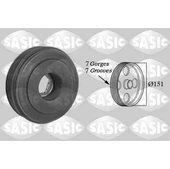 Řemenice, klikový hřídel SASIC 2154021