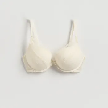 Podprsenka Reserved - Krajková super push-up podprsenka - krémová - 237EZ-01X - 237EZ-01X-70C