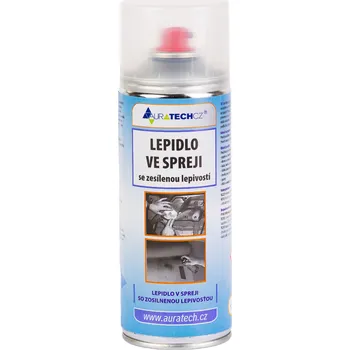 Průmyslové lepidlo Auratech LEPIDLO VE SPREJI se zesílenou lepivostí - 400ml