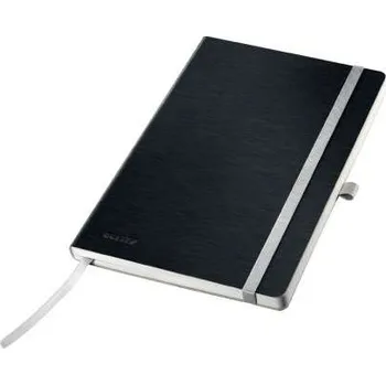 Zápisník Leitz Style A5 s měkkými deskami - linkovaný, černá