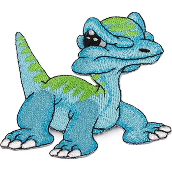 Nášivka Nažehlovačka dinosaurus, malé, 2 modrá azurová