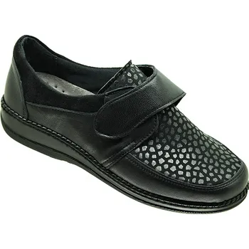 Dámská zdravotní obuv Dámská obuv De-plus DE-AX-1816-CZ/STR, černá 40