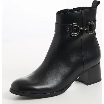 Dámská zimní obuv MARCO TOZZI dámská kožená kotníková obuv 2-25319-45 001 černá 41