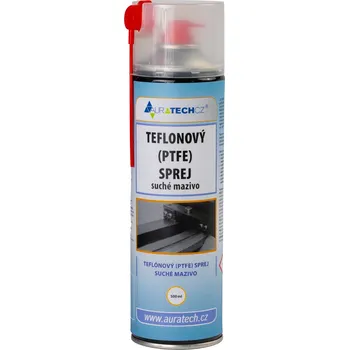 Auratech TEFLONOVÝ SPREJ (PTFE) - suché mazivo - 500ml
