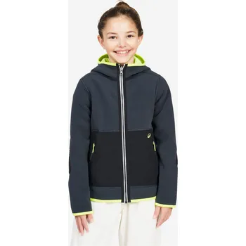 Pánská mikina DECATHLON Dětská fleecová bunda Sailing 500 hřejivá oboustranná 8 LET ŠEDÁ|ŽLUTÁ