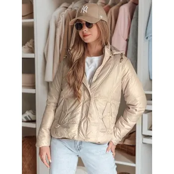 Dámská přechodová prošívaná bunda MARISSIA béžová