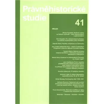 Právněhistorické studie 41