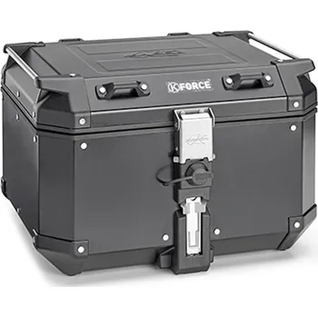 Motodoplněk Kappa TOP CASE 48L MONOKEY K'VOYAGER ALUMINIUM Black
