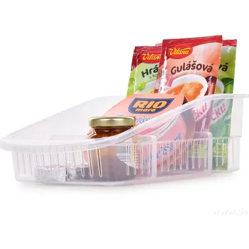 Úložný box FRIGO | organizér do lednice | 3-přihrádkový box na potraviny