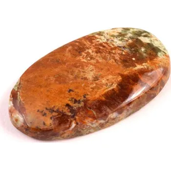 Přírodní kámen Kabošon Chrome Chalcedony č.5729 (36x20x6mm)