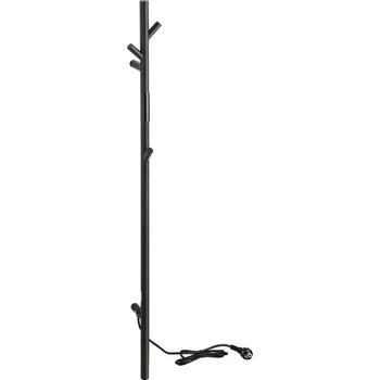 Radiátor Elektrický sušák ručníků 1180 mm, tyč, 30W, nerez, černá 704151010