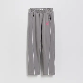 Reserved - Tepláky s postranními pruhy - světle šedá - 724EG-09X - 724EG-09X-128