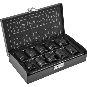 Gola hlavice Nárazové hlavice 1/2", 10-24 mm, sada 10 ks. 12-101 NEO TOOLS