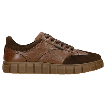 Pánské polobotky Hnědé Pánské Tenisky Z Kombinované Kůže Wojas 1027272 40