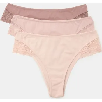 Kalhotky Sinsay - Sada 3 kusů brazilských kalhotek - vícebarevná - 971EZ-MLC - 971EZ-MLC-XS