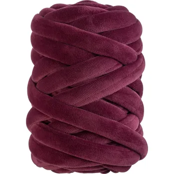 Příze crelando® - Příze pro ruční pletení Velvet / Cozy (Velvet bordeaux)
