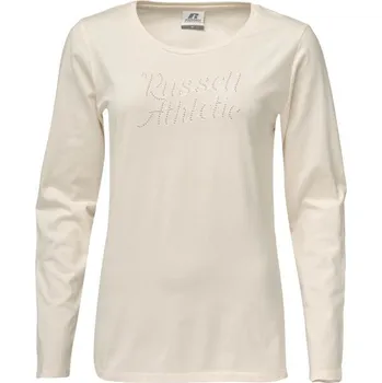 Dámské tričko Russell Athletic LS CREW T-SHIRT L Béžová