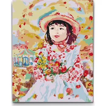 Malování podle čísel - Yumi Sugai 2 Velikost: 30x40cm, Rámování: Pouze srolované plátno