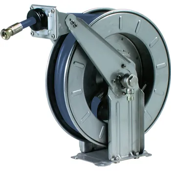 Zahradní hadice Automatický navíječ hadice, pro hygienické prostory, z nerezu, délka hadice 8 m, DN 12