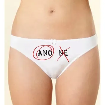 Kalhotky Kalhotky - ano - ne - M tanga_bílá