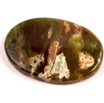 Přírodní kámen Kabošon Chrome Chalcedony č.5752 (39x28x6mm)