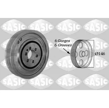 Řemenice, klikový hřídel SASIC 2156041