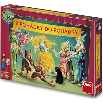 Hlavolam Dino Dětská hra Z pohádky do pohádky - retro edice