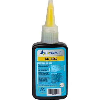 Průmyslové lepidlo Auratech AR 401 - UPEVŇOVAČ SPOJŮ, střední pevnost - 50ml
