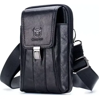 Ledvinka Bullcaptain kožená taška i ledvinka Chardin Černá