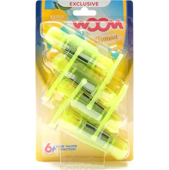 Utěrka wOOm WC závěska 4x50g barvící - Lemon