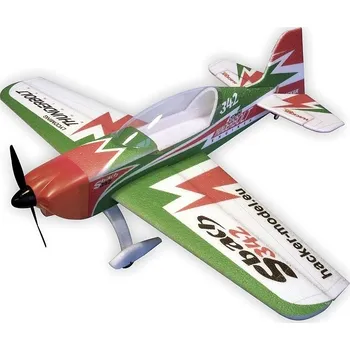 RC model letadla Polomaketa akrobatického letadla SBACH ARF 1000 zelená