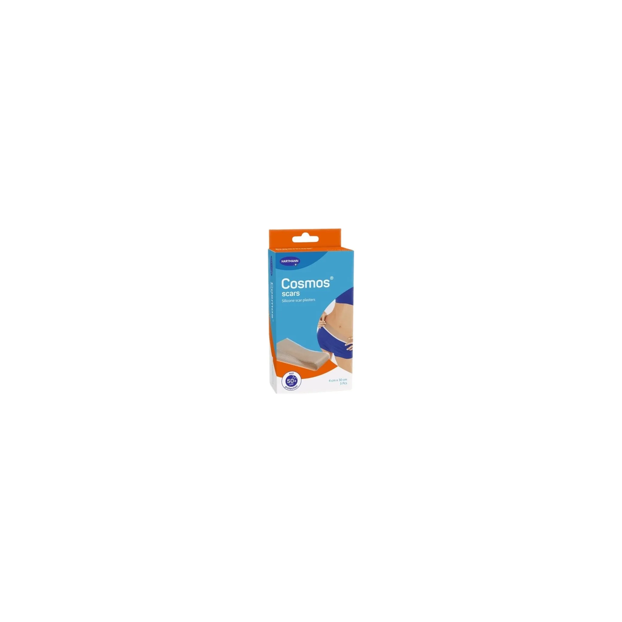 Fotografie 1 - Náplast HARTMANN Cosmos Scars silikonová náplast 4 x 30 cm 5 ks