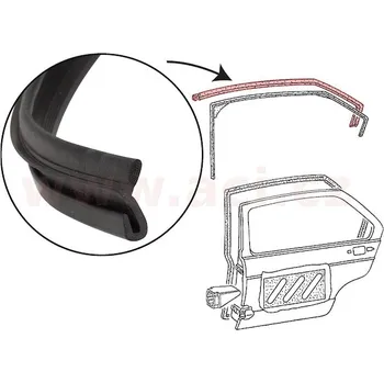 těsnění předních dveří horní část, délka 1340 mm CLASSIC L=P