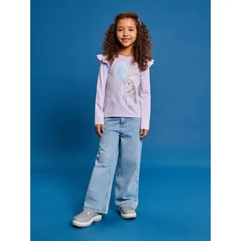 Dívčí tričko Sinsay - Tričko s dlouhými rukávy Frozen - modrá - 562GP-05X - 562GP-05X-140