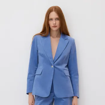 Dámské sako Reserved - Manšestrový blejzr - světle modrá - 438HL-50X - 438HL-50X-M