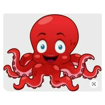 Set školních potřeb Malowanie po numerach Ośmiornica 18x24cm