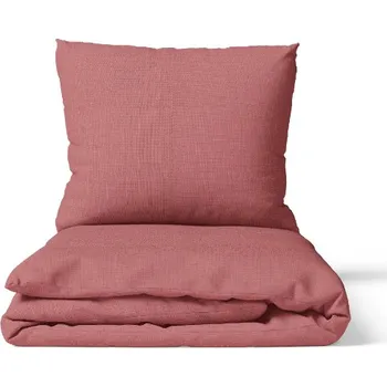 Lněné povlečení 140x200 cm starorůžové