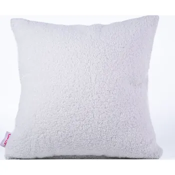 Povlak na polštář 45x45 Bouclé bílý