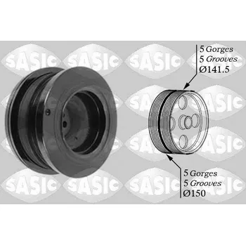 Řemenice, klikový hřídel SASIC 9001812