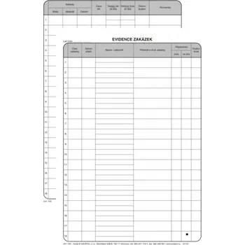 Tiskopis ASOPOL 041700 Evidence zakázek (041700)