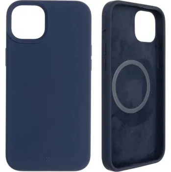 Pouzdro na mobilní telefon Zadní kryt FIXED MagFlow s podporou MagSafe pro Apple iPhone 14 Plus, modrý