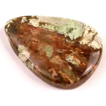 Přírodní kámen Kabošon Chrome Chalcedony č.5746 (34x24x6mm)