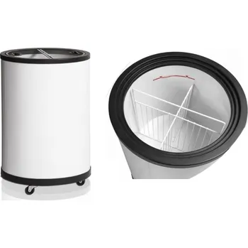 TEFCOLD CF78 Can Freezer - AKCE | Prosklená Mrazicí Vana 72 l | na nanuky, statické chlazení