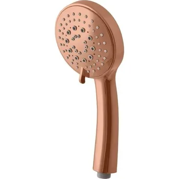 Sprchová hlavice Ruční sprcha, zlatá růžová kartáčovaná, 5-polohová, průměr 100 mm PS0009ZRM