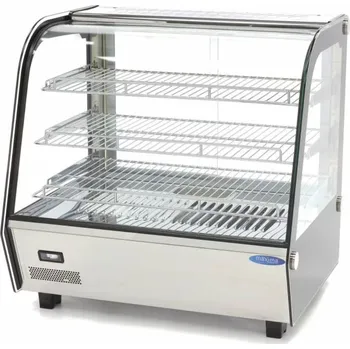 Vinotéka Teplá vitrína pultová, oblé sklo MAXIMA 120L (Teplá vitrína pultová, oblé sklo)