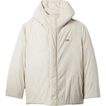 Pánská bunda GAP INTL HOODED LOGO L Bílá, Černá