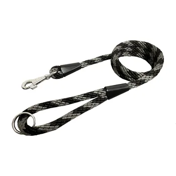 Vodítko pro psa BAFPET Lanová vodítka SPIRÁLA 14mm x 400cm Barva: Šedá, Rozměr: 14mm x 400cm 15210