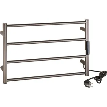 Radiátor Elektrický sušák ručníků 560x370x90 mm, 63 W, nerez, mat, grafitová 704155085