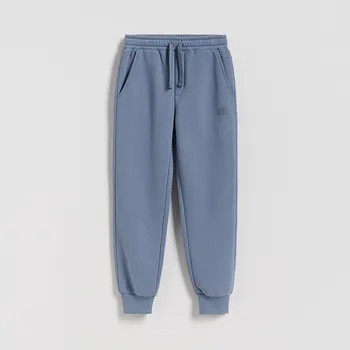 Reserved - Joggery s bavlnou - ocelově modrá - 147FI-95X - 147FI-95X-152