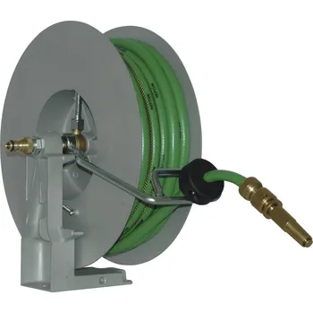 Zahradní hadice Automatický navíječ hadice, na vodu, z hliníkového odlitku, délka hadice 20 m, DN 12